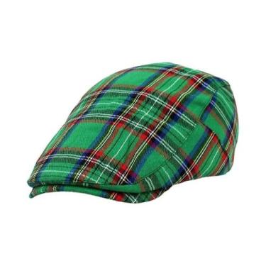 Imagem de Chapéus Beret Vintage Unissex Ajustáveis, Boné Casual Com Aba Para Hom