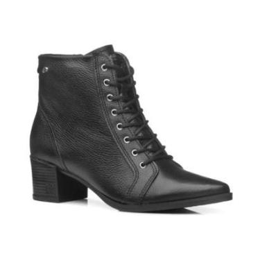 Imagem de Bota Pegada 280503-05 Salto Grosso Forrada Pelinho Feminina-Feminino