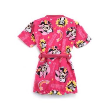 Imagem de Roupão Infantil Lepper Minnie Feminino Rosa, M