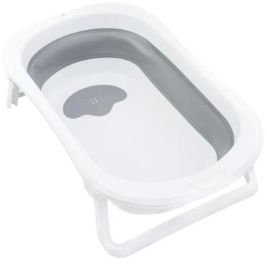Imagem de Banheira Dobravel Portatil para Bebe Compacta Galzerano Koa Cinza