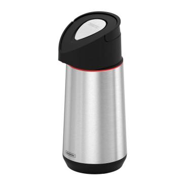 Imagem de Garrafa Térmica Exata 1,2L para Chimarrão e Café em Aço Inox com Ampola de Vidro Inox Tramontina