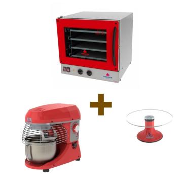 Imagem de Kit Confeiteiro Braesi Elétrico BPEL 05 Premium e PRP 004 em Aço Inox 5L com Batedores e Bailarina 220V