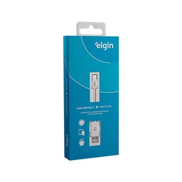Imagem de Cabo Usb-C 1 Metro Compatível com Ios e Android para Transferência de Dados e Carga Elgin