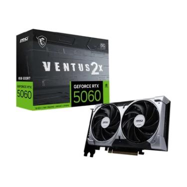 Imagem de Placa De Video Msi RTX 5060 Ventus 2x Oc 8GB Gddr7 128bits - 912-v537-017