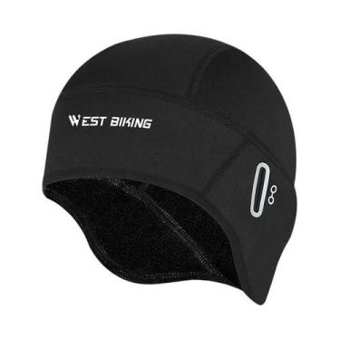 Imagem de Boné de Ciclismo de Lã West Biking - Quente, à Prova de Vento e com Fo