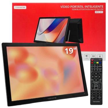 Imagem de Tv Smart Inteligente 19 5000mah Bateria Com Bluetooth Hdmi - Tomate, 1