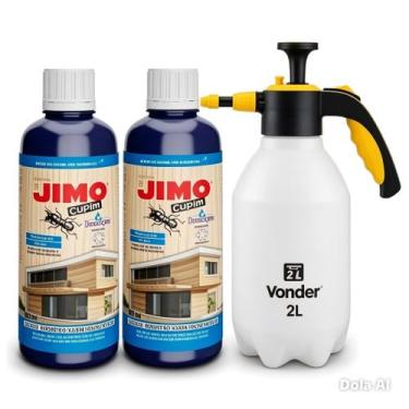 Imagem de Kit 2 Cupinicida Jimo 900ml + Pulverizador Vonder 2L