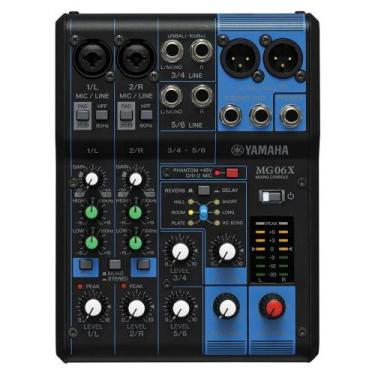 Imagem de Mesa de Som Yamaha MG06X de 6 Canais com Efeitos, MG Séries, MG06X, UN