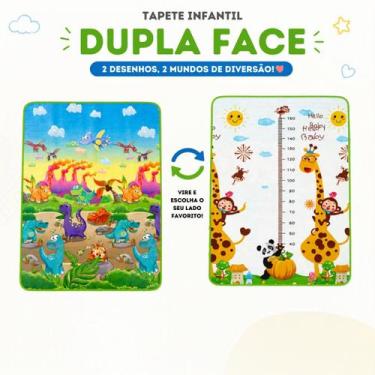 Imagem de Tapete Infantil Dobrável XPE Best Sling 120x180cm Dupla Face  Térmico 