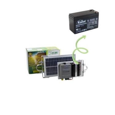 Imagem de Cerca Elétrica Rural Eletrificador Solar 35km Zs20bi C/bat - ZEBU