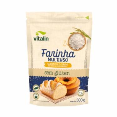 Imagem de Farinha Multiuso Integral sem Glúten 500g Vitalin