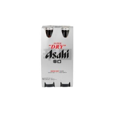 Imagem de Cerveja Asahi Super Dry 330ml  Kit com 4 Long neck