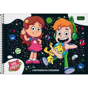 Caderno Brochura Gato Galáctico - Tilibra - Dokassa Distribuidora