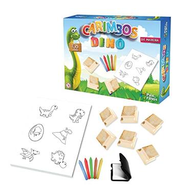 Imagem de Pais & Filhos Carimbos Dino - Madeira, Sortido