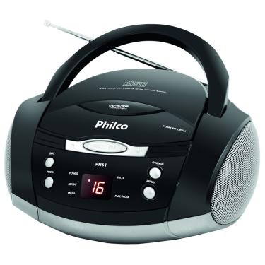 Imagem de Som Portátil Philco Boombox Ph61 com CD Player Rádio FM