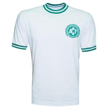 Imagem de Camisa Chapecoense 1970S Liga Retrô  Branca Ggg