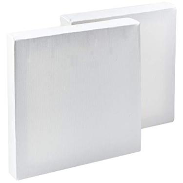 Imagem de Tela Painel Para Pintura 20X20Cm. Com Mold.Madeira - Pacote Com 2, Souza, 8201, Multicor