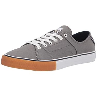 Imagem de Etnies Calçados Masculinos de Skate, Cinza/Branco/Goma, 8