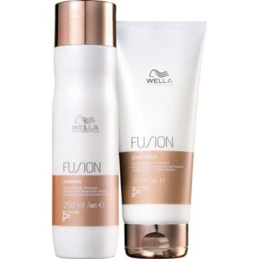 Imagem de Wella Professionals Fusion Shampoo 250ml+Condicionador 200ml