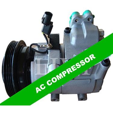 Imagem de GOWE Compressor de ar condicionado automático AC para carro Hyundai Accent para carro Hyundai Elantra 4PK 2001 2002 2003 2004 2005 2006