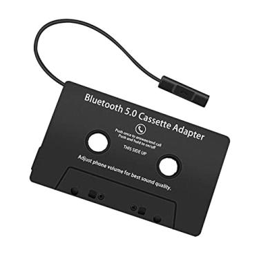 Imagem de TECKEEN 10 conversor adaptador de fita cassete de carro Bluetooth de 2,5 x 0,3 polegadas para smartphone