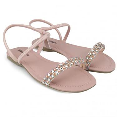 Imagem de SANDÁLIA RASTEIRA PINK CATS INFANTIL Tamanho:33;Cor:Rosa