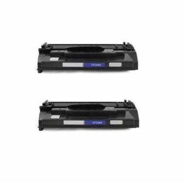 Imagem de Kit 2 Toner Compatível CF258X CF-258X 258X 58X Sem Chip para M428 M404