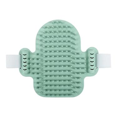 Imagem de Escova de limpeza para gatos com elástico macio para massagem nos cantos para cuidados com gatos, limpeza de banho e relaxamento
