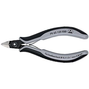 Imagem de KNIPEX Ferramentas - Cortadores diagonais eletrônicos de precisão, ESD (7962125ESD)