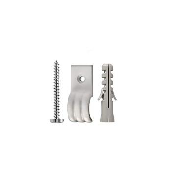 Imagem de Sforplast Fixa Cabo Unha Médio 12/14 Br + Parafuso Auto Atarraxante Philips 3 5X25 + Bucha 5 Mm - 4 Peças