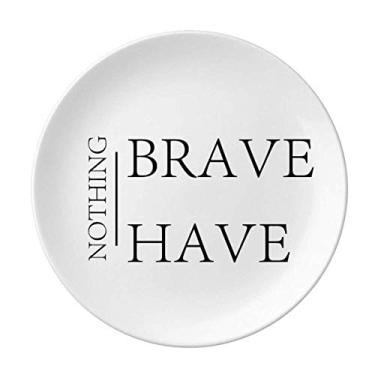 Imagem de Nothing Try Nothing Have Plate Decorative Porcelain Salver Tableware Dinner Dish