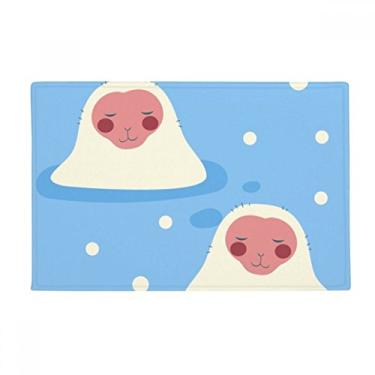 Imagem de DIYthinker Tapete japonês para viagem Lucky Animal Tapete antiderrapante para porta de banheiro