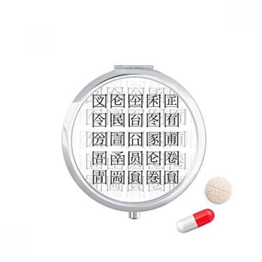 Imagem de Awkward — Caixa de comprimidos chineses com bolso para remédios