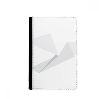 Imagem de Origami Abstrato Branco Padrão Pombo Porta-passaporte Notecase Burse Carteira Porta-cartão