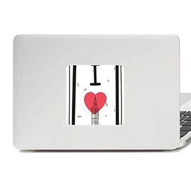 Imagem de Adesivo I Love London Palavras Padrão Vinil Paster Laptop Decoração PC
