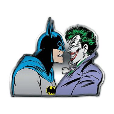 Imagem de Placa de Parede DC Comics Batman And Joker Face to Face Colorido em Metal - 40x34 cm
