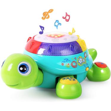 Brinquedos de bebê de 6 a 12 meses musicais iluminam tempo de