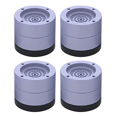 Imagem de Almofadas para pés de máquina de lavar de 4 pacotes Anti-vibração, anti-derrapante, choque e cancelamento de ruído Almofadas ajustáveis de altura para Máquina de lavar secadora Geladeira Móveis