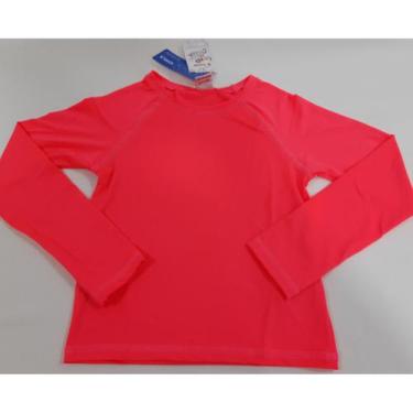 Imagem de Camiseta Juvenil Brandili Proteção Solar Menina Pink Praia