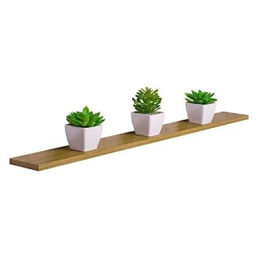 Imagem de Prateleira 100 x 20cm Freijó Suporte Invisível