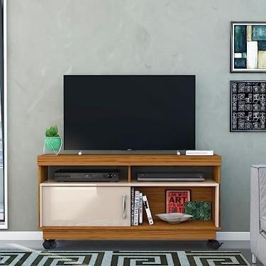 Imagem de Madetec, Home Theater Artur para TV de até 50 polegadas - NATURALE/OFF WHITE - Madetec