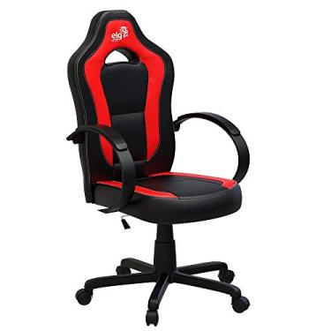Imagem de Cadeira Gamer Racing com Apoio Cervical - Encosto Reclinável - Descansa Braços - Ajuste de Altura - CH03RD - Vermelhor/Preto - ELG