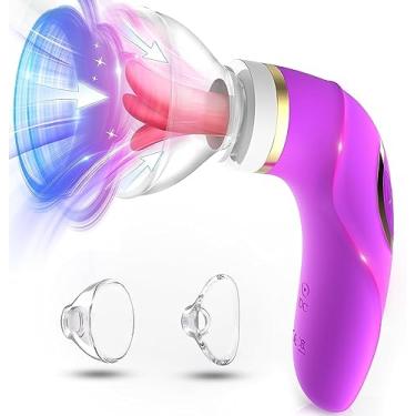 Imagem de Bomba Para Sucção de Clitóris Para Mulher Mamilo Vibradores Estimulador Ponto G e Sucção Clitóris Forma de U Dobrável Estimulado