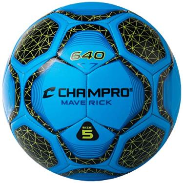 Imagem de Bola de futebol Maverick, tamanho 5, azul óptico