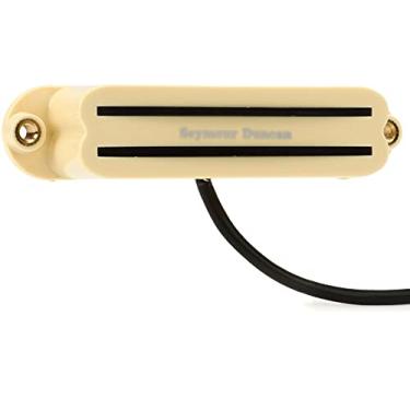 Imagem de Seymour Duncan SHR-1n Hot Rails Neck Strat Single Coil Size Humbucker Pickup – Creme