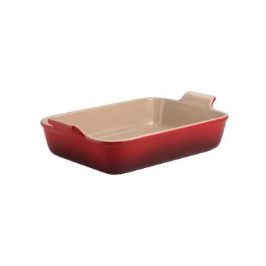 Imagem de Travessa Le Creuset Retangular 32cm Heritage Vermelho 91004732060125