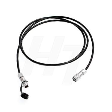 Imagem de HangTon Cabo de alimentação BMPCC 4K Weipu 2 pinos macho para fêmea para câmera Blackmagic Design Pocket Cinema 4K (1 m/3 pés)
