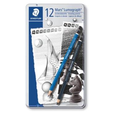 Imagem de Kit STAEDTLER Mars® Lumograph Com 12 Lápis - 100 G12 S1