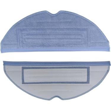 Imagem de DrAer 2 almofadas de microfibra para esfregão Roborock S7/S7+/S7 MaxV/S7 MaxV Plus/S7 MaxV Ultra/S7 Pro/S8/S8+/T7S/T7S Plus Pano VibraRise, lavável na máquina, azul