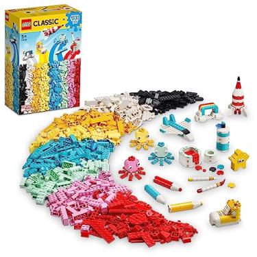 Imagem de LEGO 11032 Classic Creative Color Fun 2023 Edition Building Set, Build a Plane, Star & More with This Winter Activity for Kids 5+ Years Old, Inspire Creative Play, Arts & Crafts